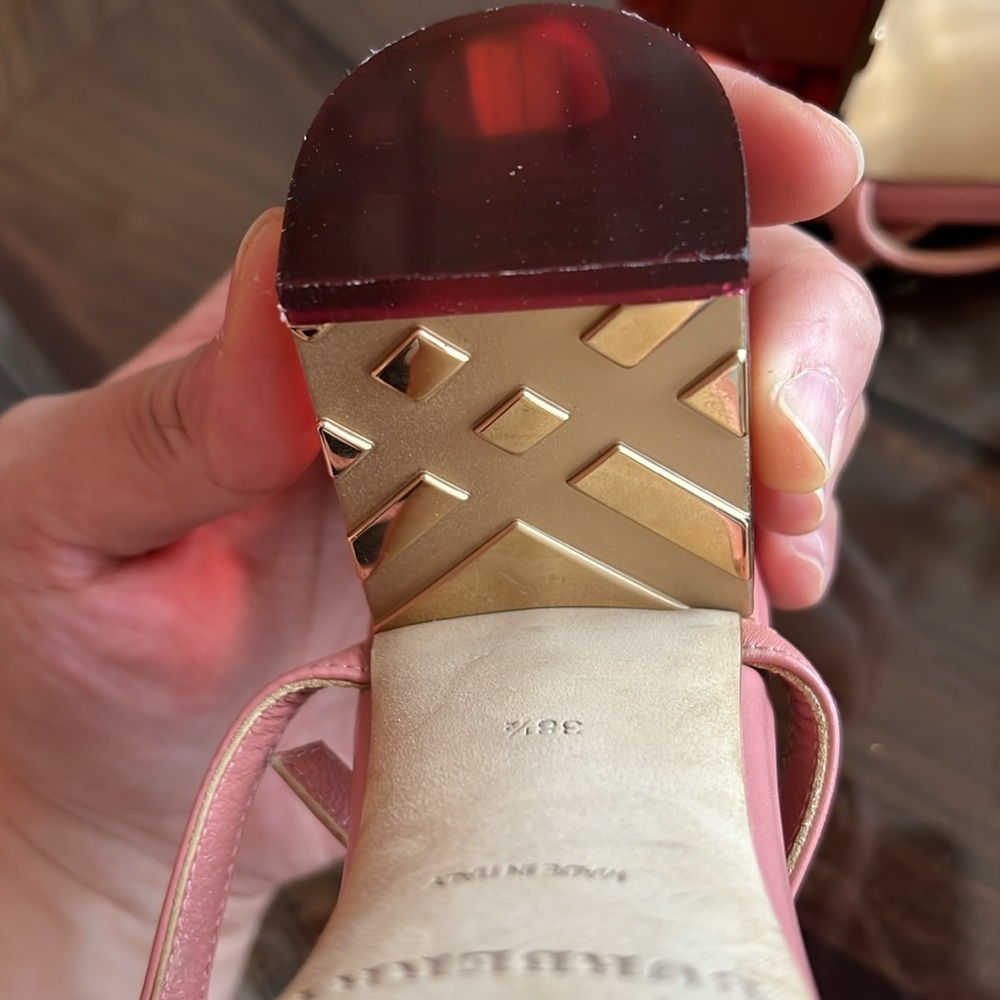 New Pink Burberry Sandals - Picture 3 of 3